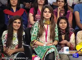 Mazaq Raat 16 August 2017- Rabia Minhas and Shaukat Ali Yousafzai