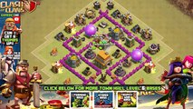 Clash of Clans Town Hall 6 Defense   REPLAY (CoC TH6) BEST Hybrid Base Layout Defense Stra