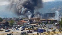 Zjarri në deponinë e Tetovës