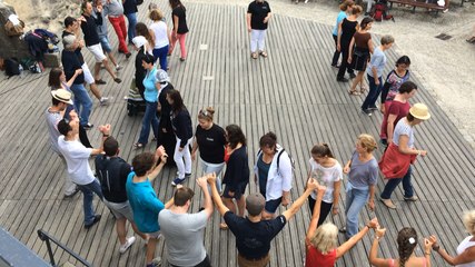 Initiation danse bretonne filets bleus