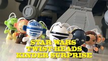 Boîte de des œufs étoile jouets déballage guerres twistheads oeufs 3-pack KINDER Surprise surprise