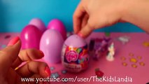 Des œufs flutter géant petit mon jouer poney éclat jouets crépuscule Compilation surprise doh