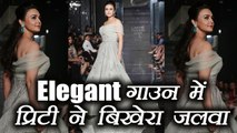 Preity Zinta walks the ramp in ELEGANT gown at Lakme Fashion Week | Boldsky
