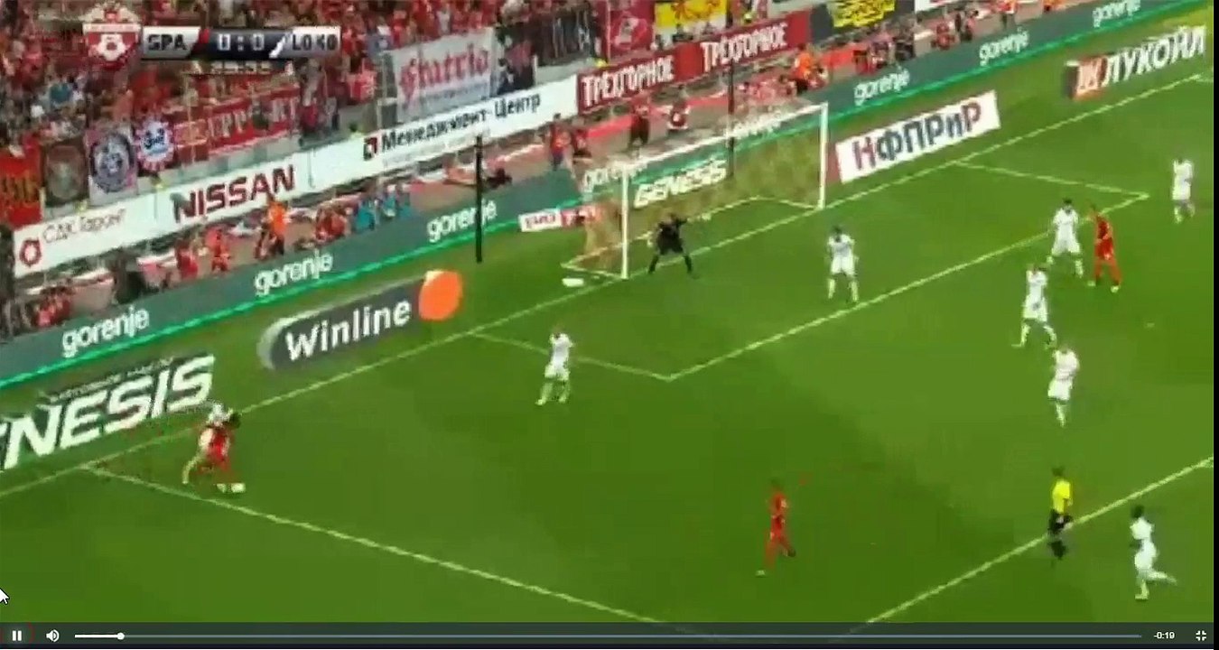 Glushakov Goal -  Spartak Moscow vs Lokomotiv Moscow 1-0  19.08.2017 (HD)