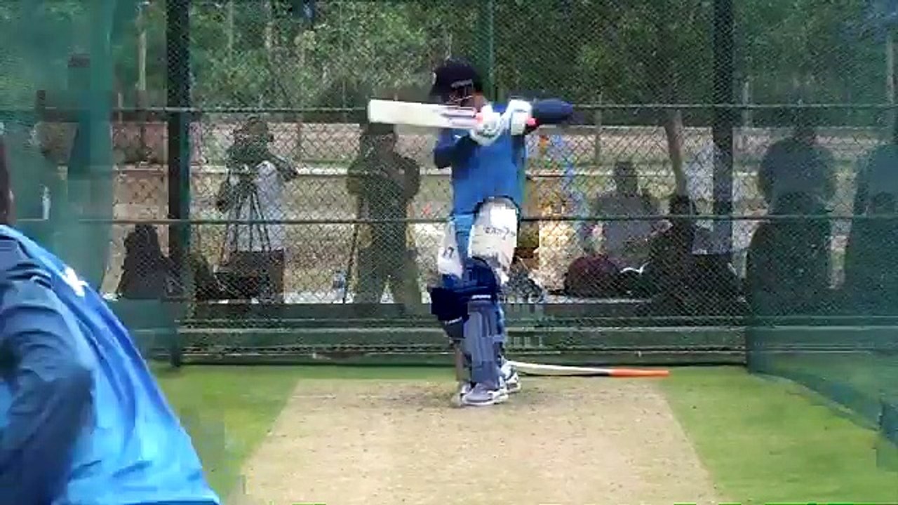MS Dhoni practice