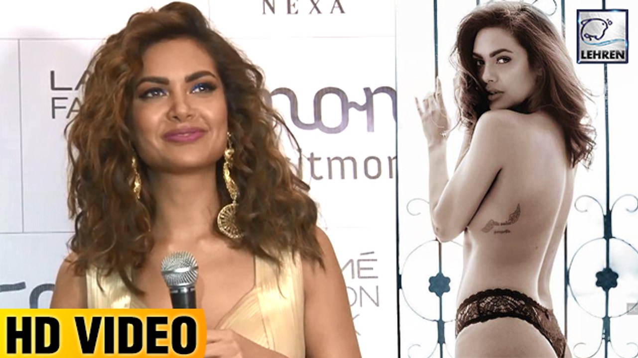 Esha Gupta TALKS About Her Photoshoot | Lakme Fashion Week Day 3