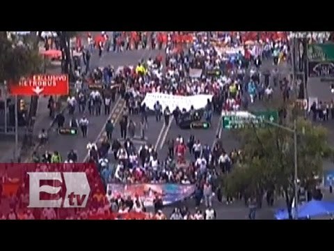 ÚLTIMA HORA: CNTE se moviliza hacia Segob y al Zócalo capitalino