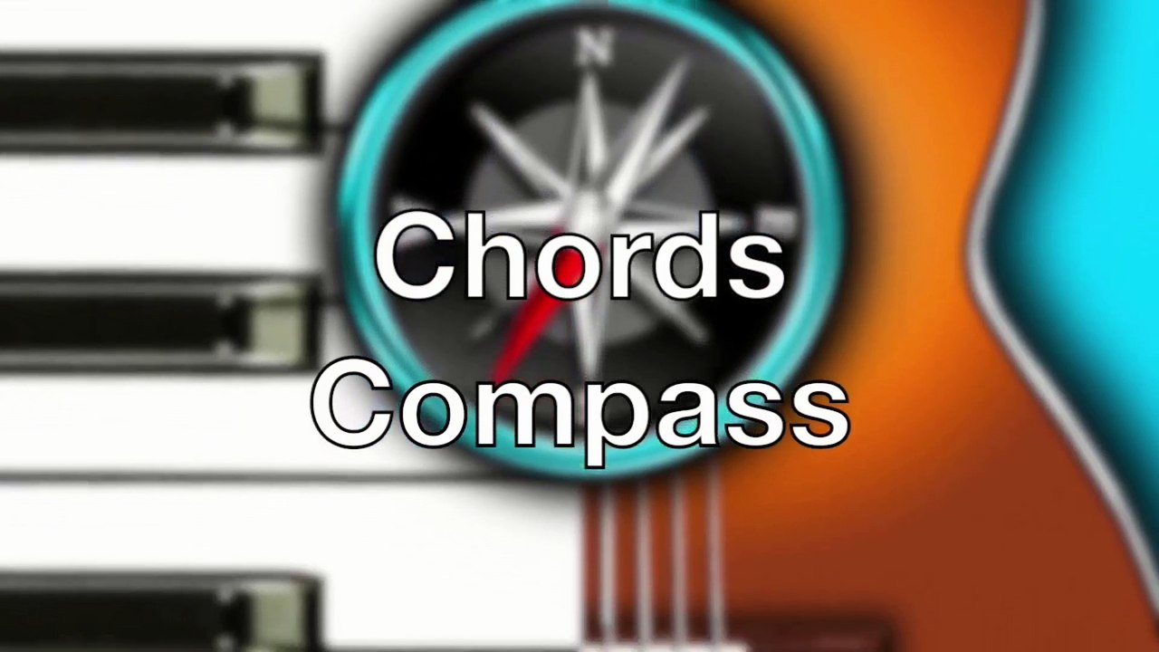 Chords Compass - Finden Sie Akkorde auf dem Klavier, der Gitarre, Ukulele, E-Bass, Mandoline, Banjo