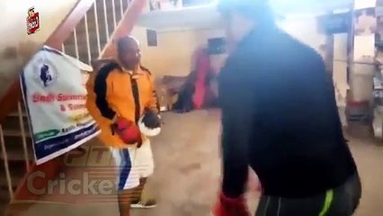 Sharjeel Khan Boxing Practice Becomes Joke On Social Media