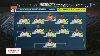 All Goals & highlights - Lyon 3-3 Bordeaux  - 19.08.2017