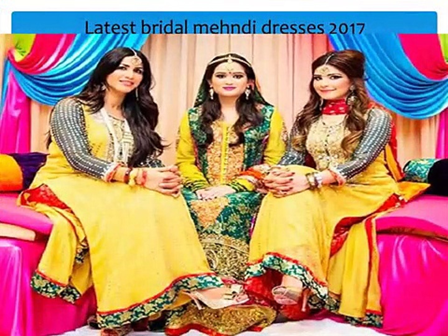 bridal mehndi dress design 2018 latest images