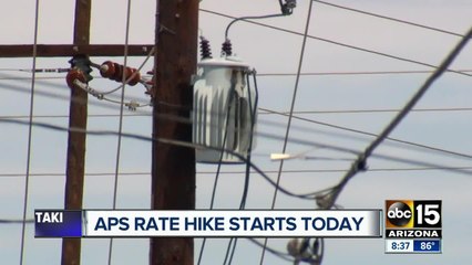 Raising APS rates start on Saturday