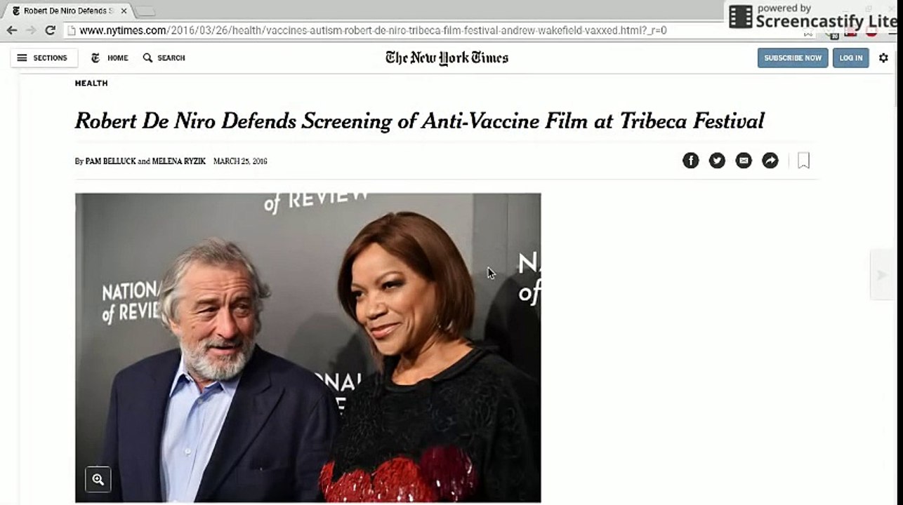 ROBERT DE NIRO VS VACCINES