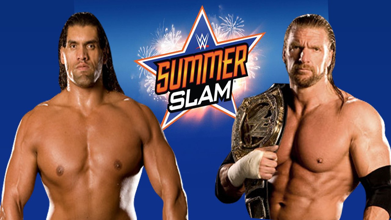 Triple H vs The Great Khali - WWE Title Match - SummerSlam 2008