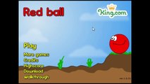 Balle rouge Dans le Aventure Red Ball Forêt combat Jeu 4 avec les carrés du mal