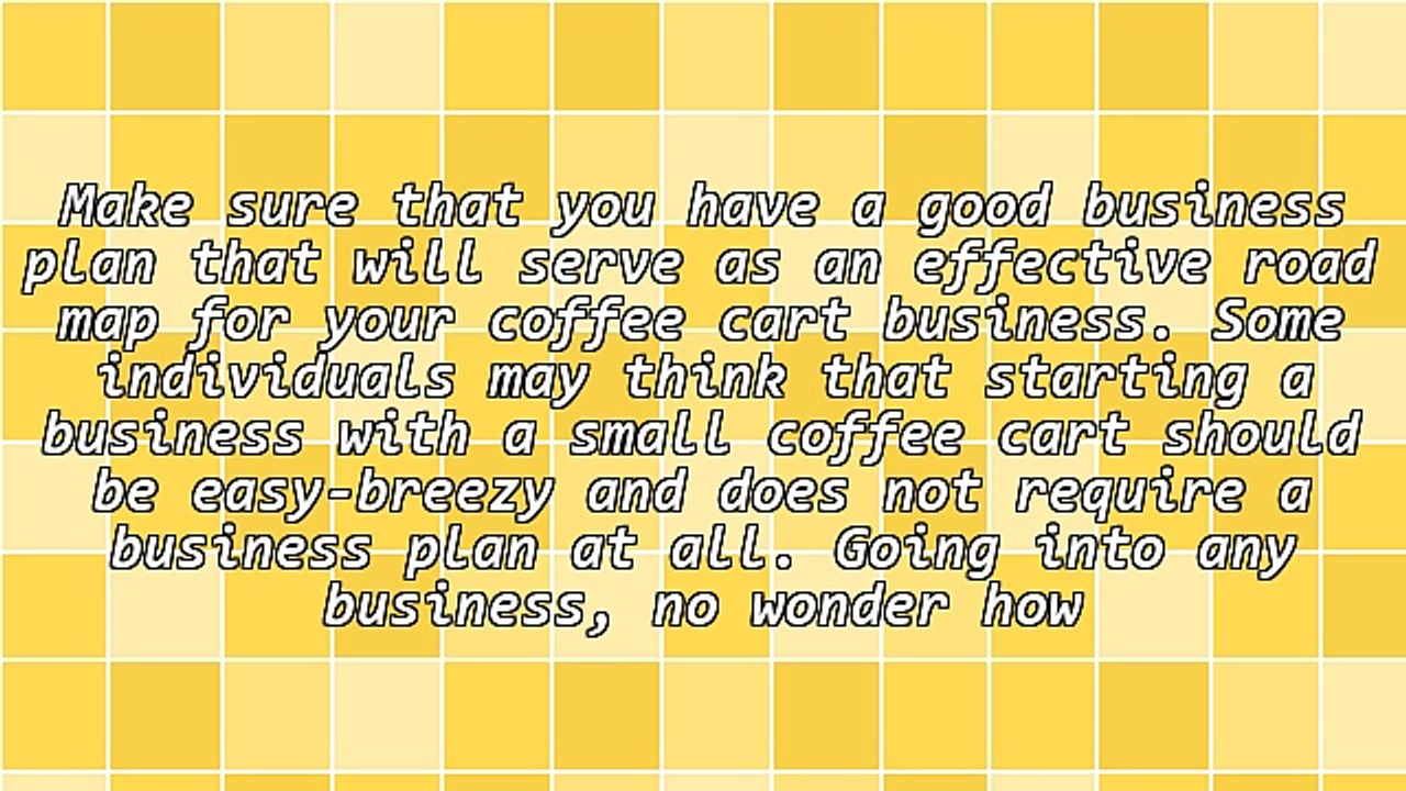 Additional Things to Know About Getting Into the Coffee Business With a Mobile Cart