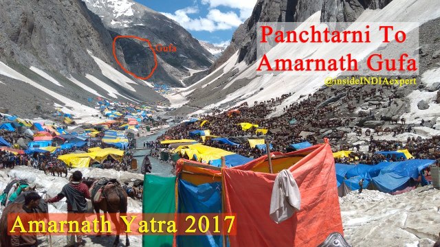 Amarnath Yatra 2017 ! Panchtarni To Gufa ! Amarnath Gufa ! Baltal Base Camp ! Group Yatra 2017