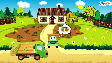 Red Truck Episodes for Kids with Construction Vehicles | New Animation | Cartoons for children