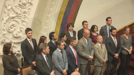 Doce embajadores acuden a respaldar al Parlamento venezolano luego de su "disolución"