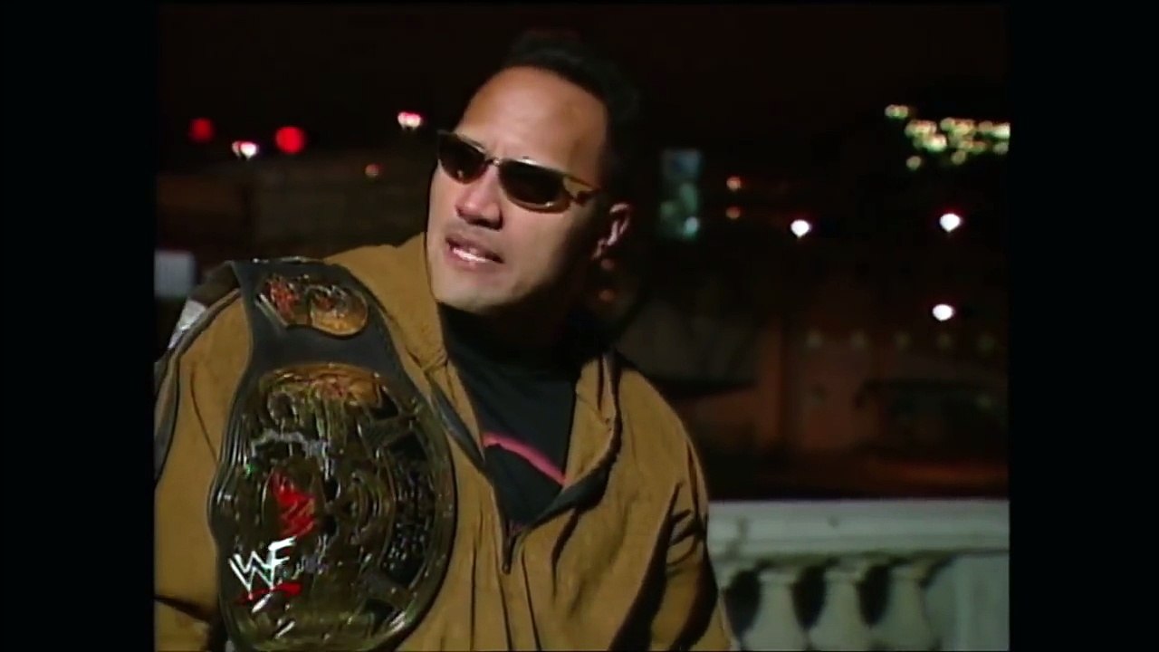 The Rock Throws Stone Cold Steve Austin Off A Bridge Raw 04.12.1999