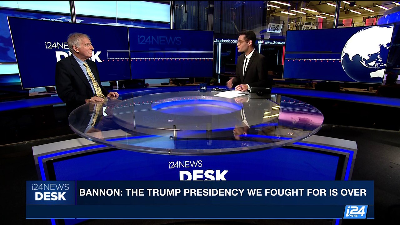 i24NEWS DESK | Bannon vows to ' Go to war ' for Trump agenda | Saturday, August 19th 2017