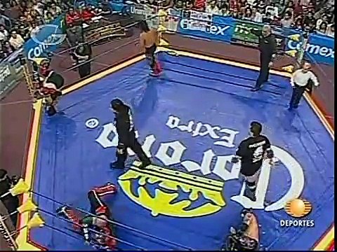 AAA-Sin Limite 2009.06.20 Orizaba 02 Decnis & La Hermandad Extrema vs. Extreme Tiger & The Mexican Powers