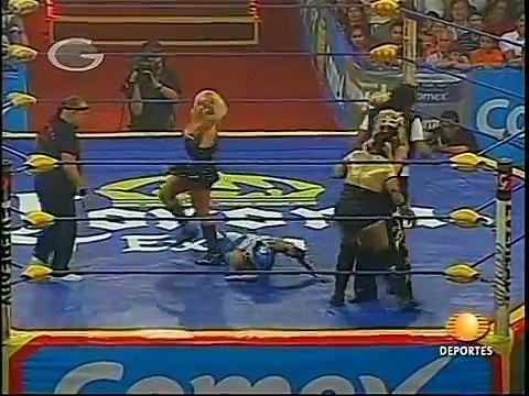 AAA-Sin Limite 2009.06.20 Orizaba 01 Aero Star, Fabi Apache & Mari Apache vs. Billy Boy, Cynthia Moreno & Sexy Star