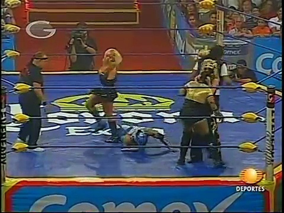 AAA-Sin Limite 2009.06.20 Orizaba 01 Aero Star, Fabi Apache & Mari Apache vs. Billy Boy, Cynthia Moreno & Sexy Star