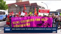 i24NEWS DESK | Neo-nazis flock to Berlin commemorate Rudolf Hess | Saturday, August 19th 2017