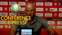 Conférence de presse AS Nancy Lorraine - FC Sochaux-Montbéliard (2-2) : Pablo  CORREA (ASNL) - Peter ZEIDLER (FCSM) - 2017/2018