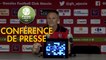 Conférence de presse Gazélec FC Ajaccio - Quevilly-Rouen Métropole (1-0) : Albert CARTIER (GFCA) - Emmanuel DA COSTA (QRM) - 2017/2018