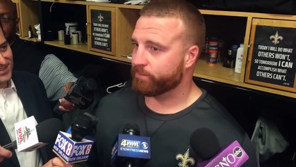 John Kuhn discusses his three touchdown performance against the Chargers