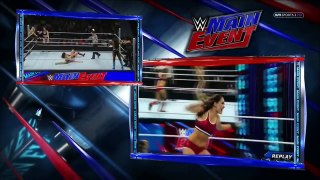 Naomi, Tamina & Summer Rae vs Natalya, Paige, & Brie Bella WWE Main Event (HD)