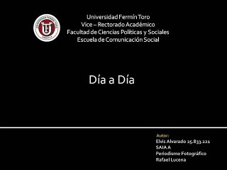 Periodismo Fotográfico Día a Día