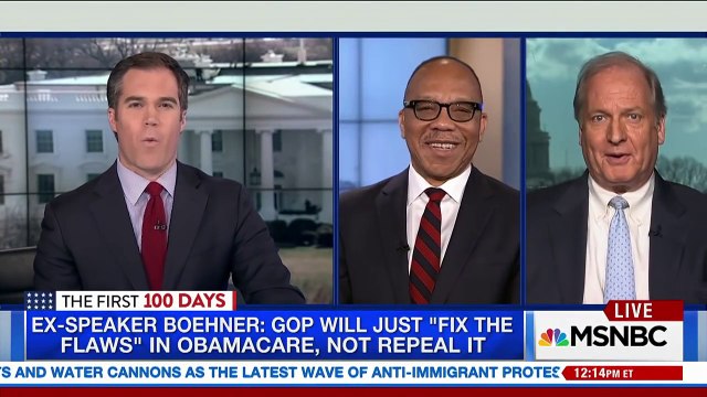 John Beohner Laughed Off Republicans Happy Talk Of Repeal, Replace Obamacare | MSNBC