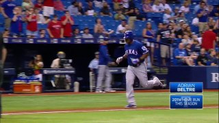 8/19/16: Beltre homers twice, Hamels Ks 10 in win