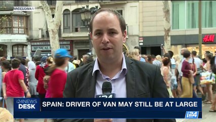 i24NEWS DESK | Spain: driver of van may still be at large | Saturday, August 19th 201