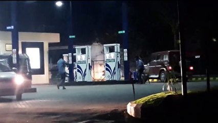 GHOST FOLLOWING MAN _ REAL GHOST CAUGHT ON CAMERA FROM PETROL STATION _ SCARY VIDEOS