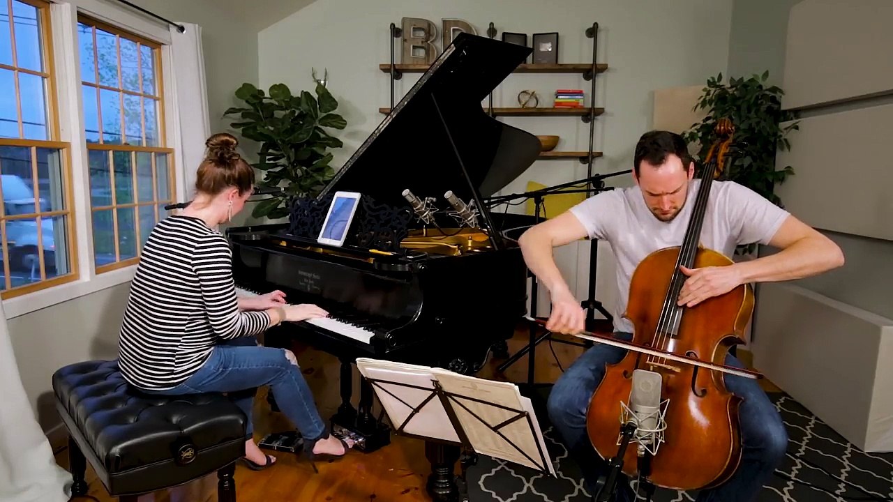 Billy Joel Piano Man (Cello + Piano Cover) Brooklyn Duo