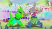 Ataque Mejor dibujos animados lindo dinosaurio Dragón gorila Niños León mi de tiburón tirano saurio Rex 2 vs 3