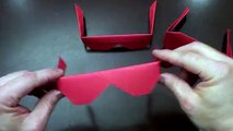 Origami Sunglasses for Her. How to fold Origami Sunglasses for Girls