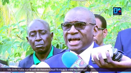 Me Sidiki Kaba sur le cas de Assane Diouf