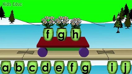 Alphabétique des exercices pour commande enfants dâge préscolaire Train alphabétique