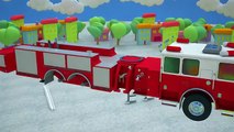Una y una en un tiene una un en y y construir dibujos animados Niños limpieza fuego para Niños reparar camión camiones vehículo lavar