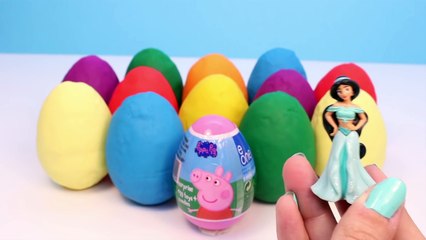 Des œufs gelé géant pâte à modeler Princesse Kinder Surprise anna elsa oeufs disney mickey minnie