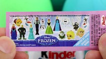 Play Doh Kinder Surprise Eggs Toys Princess Disney Frozen Elsa Hello Kitty Barbie Lala Do