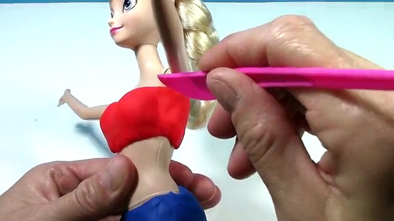 Masa Vestido congelado Cambio de imagen jugar traje de baño trajes de baño hasta Doh elsa barbie elsa disneycart