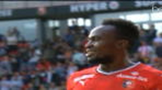 Rennes' Ndombe opens the score against Dijon