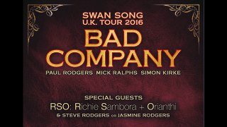 Bad Company Ready For Love O2 Arena, London 29/10/16