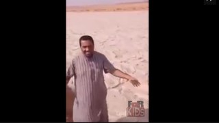 Weird natural phenomenon in Saudi Arabia's Empty Quarter desert